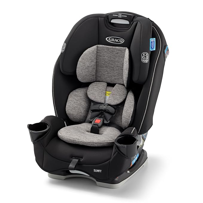 Graco Slimfit 3-in-1 Convertible Car Seat, Ultra-Space-Saving Design, Suitable by Graco