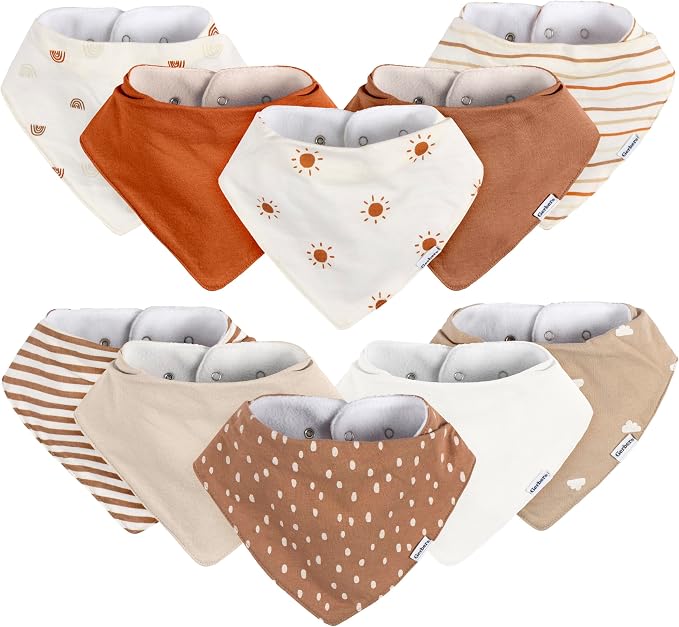 Gerber Unisex Baby Bandana Bibs by Gerber