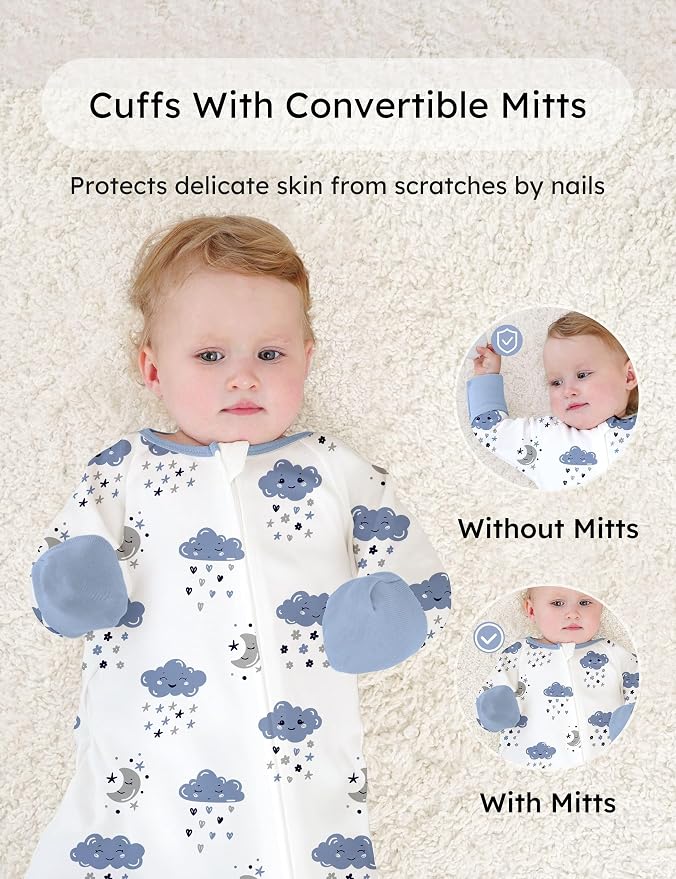 Yoofoss Baby Pajamas 100% Cotton Baby Sleepers - Image 4