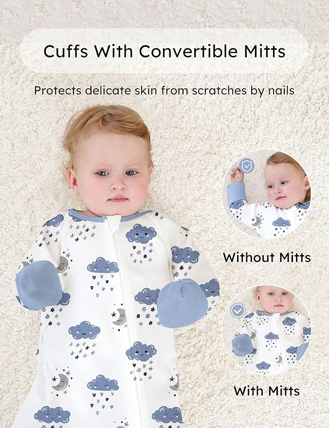 Yoofoss Baby Pajamas 100% Cotton Baby Sleepers - Image 4
