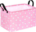 Rectangle Heart Partten Kids Gift Storage Basket Home Shelf Storage Basket by Unknown