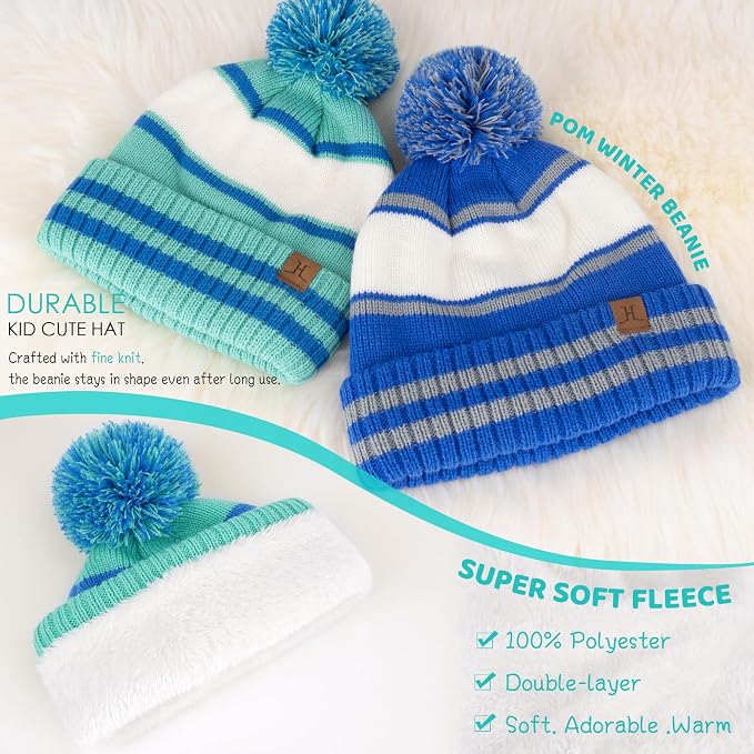 FZ FANTASTIC ZONE Kids Toddler Winter Hat Beanie - Image 3