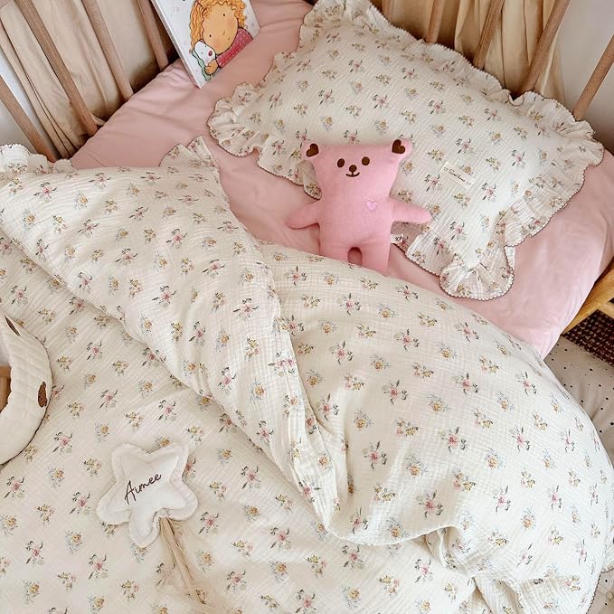 BuLuTu Cotton Muslin Kids Toddler Pillowcase - Image 8