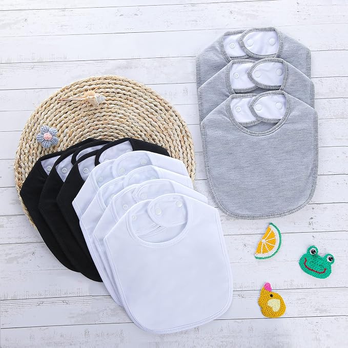 Hakochia Waterproof Baby Bibs Organic Cotton Super Soft and Absorbent - Image 4
