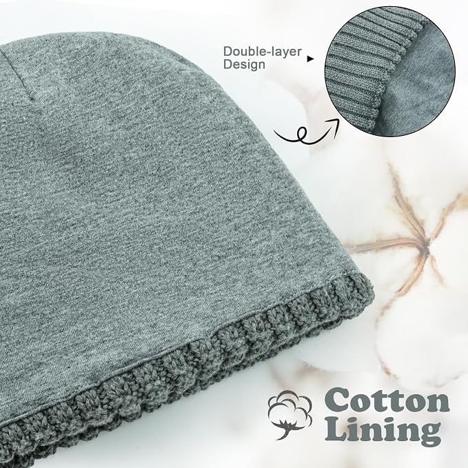 Toddler Boy Winter Beanie Baby Knit Hat Warm Girl Beanies Newborn Cute Hats - Image 4