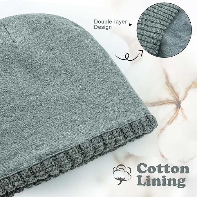 Toddler Boy Winter Beanie Baby Knit Hat Warm Girl Beanies Newborn Cute Hats - Image 4