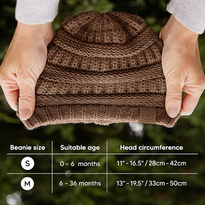 3-Pack Baby Beanies for Boys, Girls - Image 5