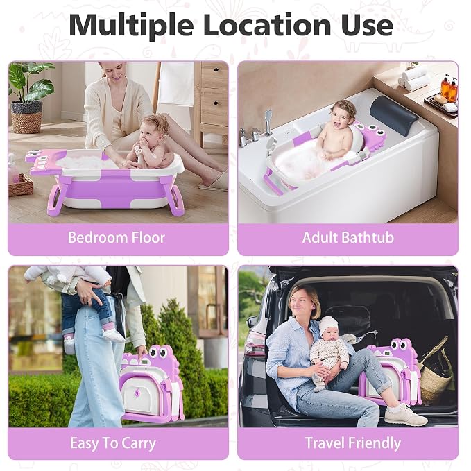 TPN Collapsible Baby Bathtub, Baby Bath Tub - Image 6