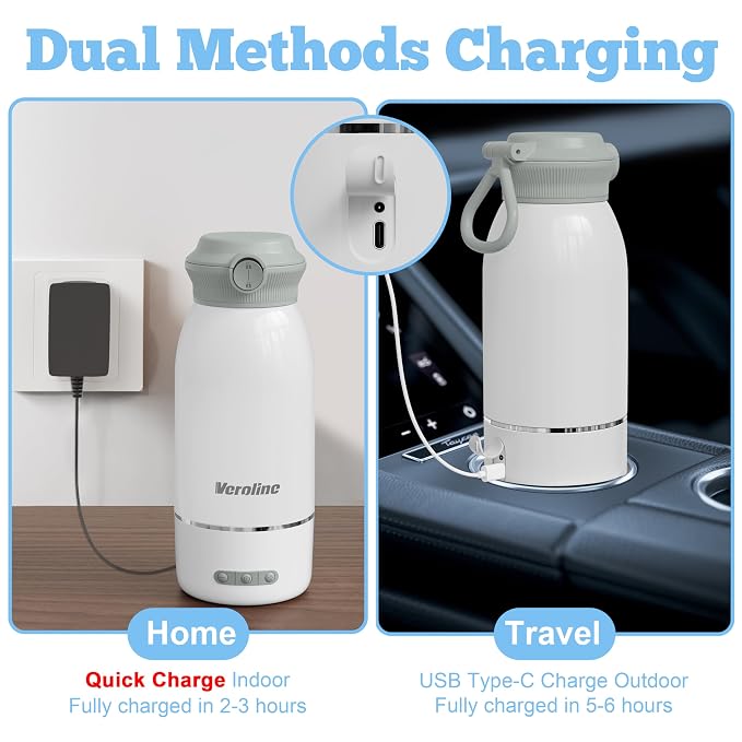 Portable Bottle Warmer, 17 Oz Travel Bottle Warmer - Image 5