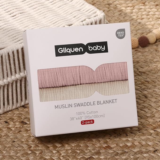 GLLQUEN BABY Muslin Swaddle Blankets - Image 6