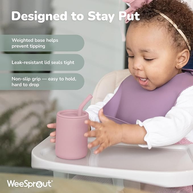 WeeSprout Silicone Baby Cups - Image 6