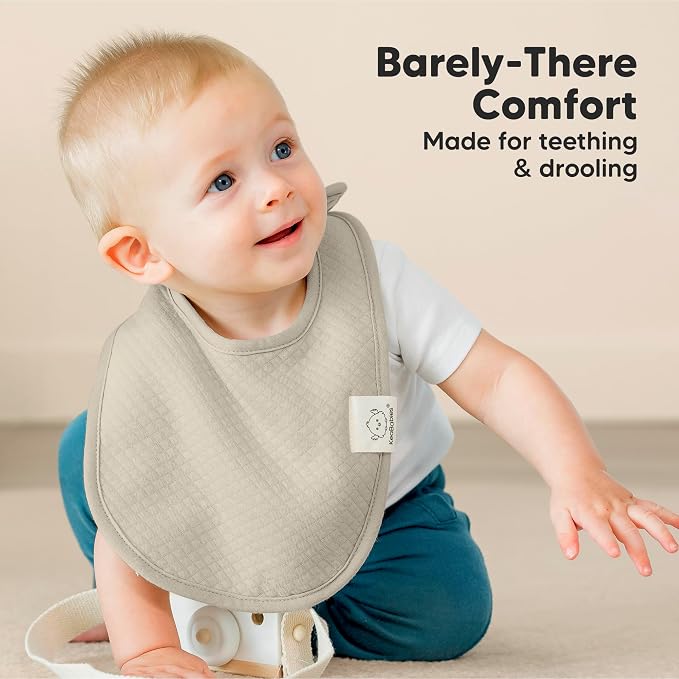 KeaBabies 8-Pack Organic Baby Bibs - Image 7