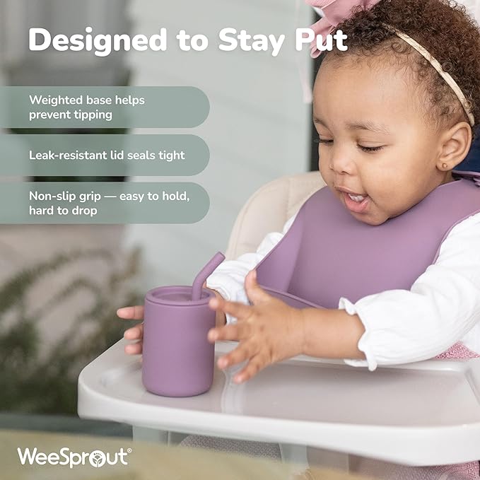 WeeSprout Silicone Baby Cups - Image 6