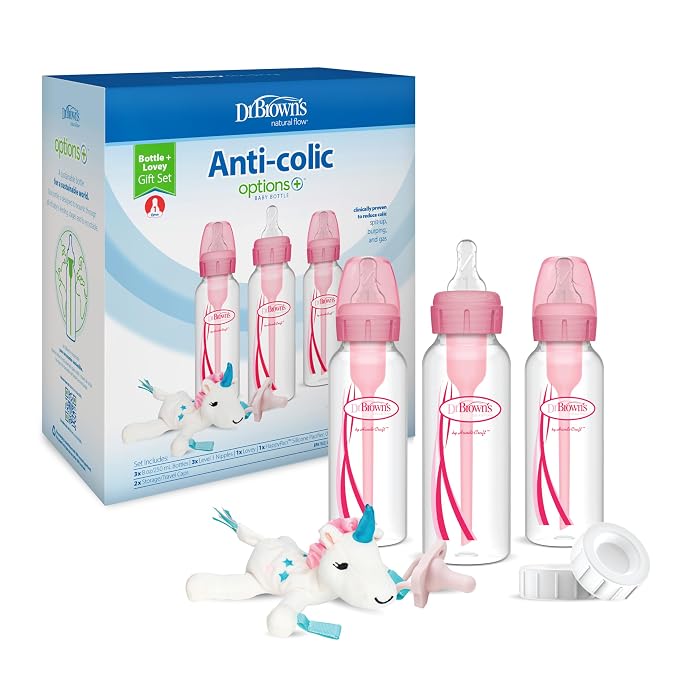 Dr. Brown’s Natural Flow Anti-Colic Options+Narrow 8oz/250mL Baby Bottle + - Image 13