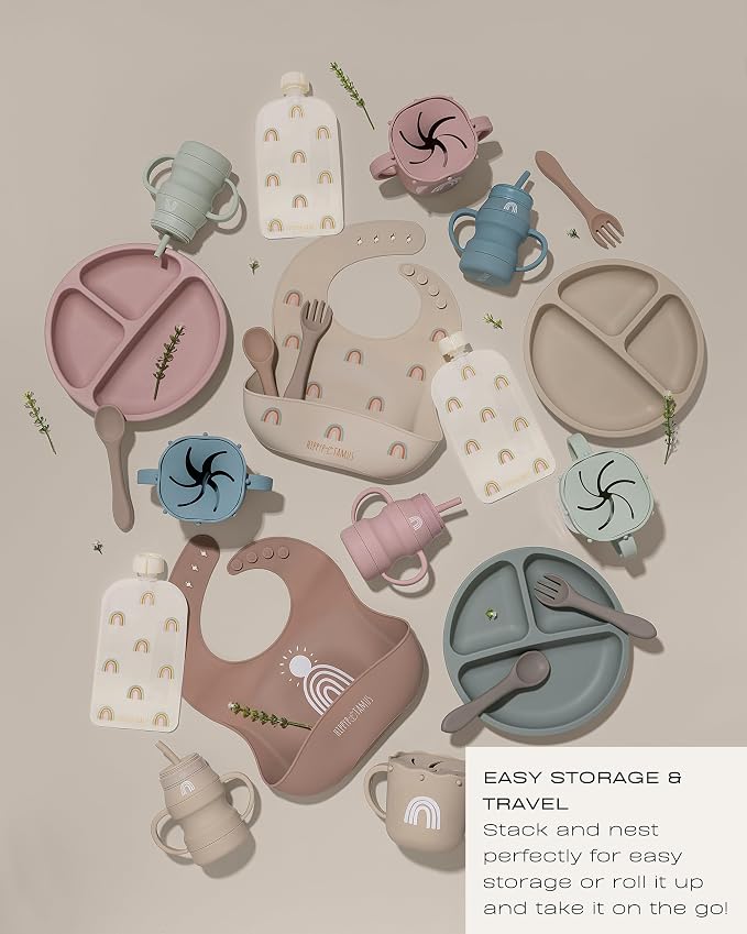 Hippypotamus Silicone Baby Bibs - Image 7