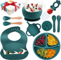 Silicone Baby Feeding Set – 10 Pcs Baby Led Weaning Supplies & Self Feeding Kit by Unknown