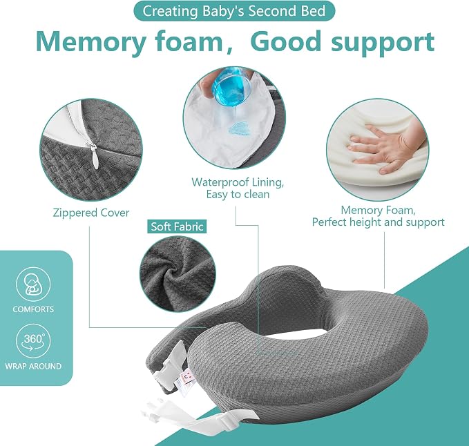 QSTEHEML Nursing Pillow for Breastfeeding - Image 6