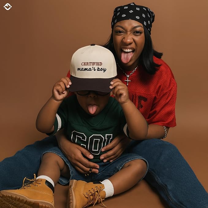 Funky Junque Premium Kids Trucker Hat Vintage Snapback Baseball Cap - Image 7
