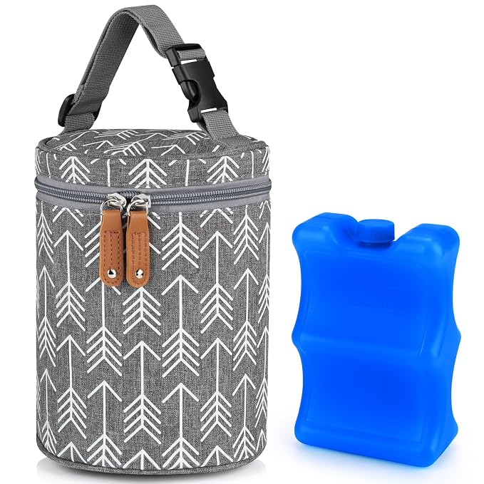 Accmor Breastmilk Cooler Bag, Insulated Baby Bottle Cooler Tote Bags by Accmor