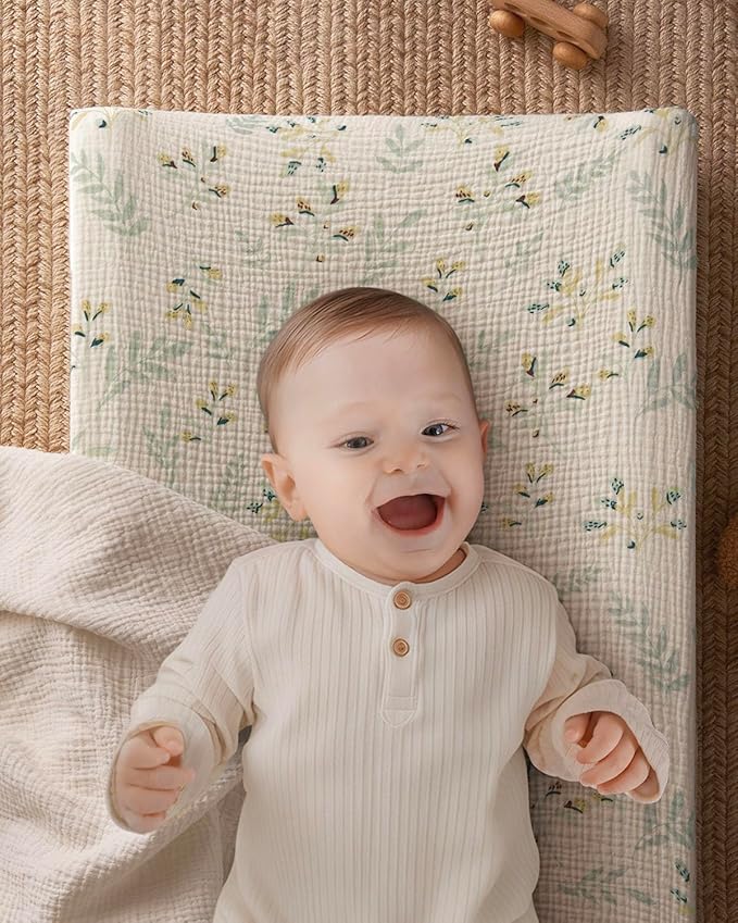 Blissful Diary Muslin Baby Changing Pad - Image 4