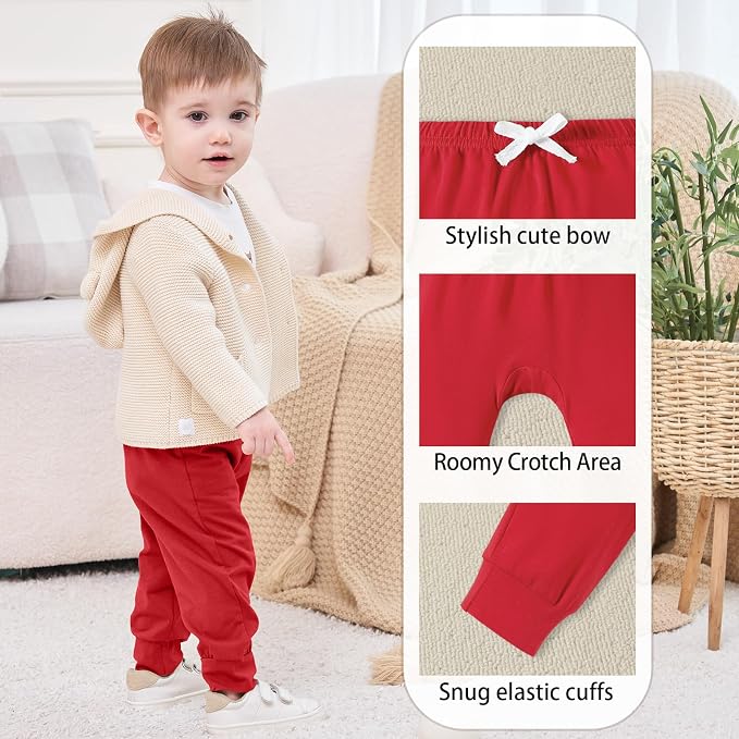 DREAM BUS Pack of 3 Toddler Jogger Pants - Image 4