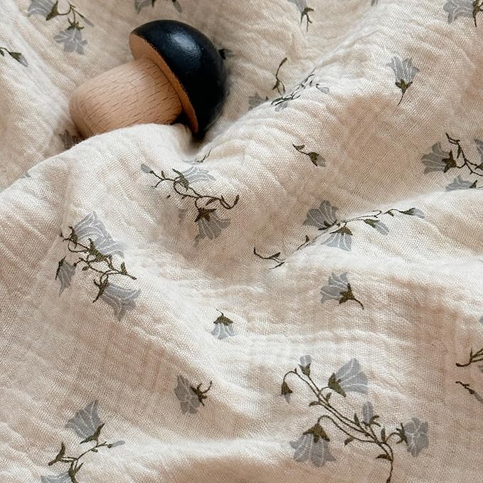 BuLuTu Cute Floral Toddler Pillowcase Cotton Muslin Kids Pillow Case - Image 4