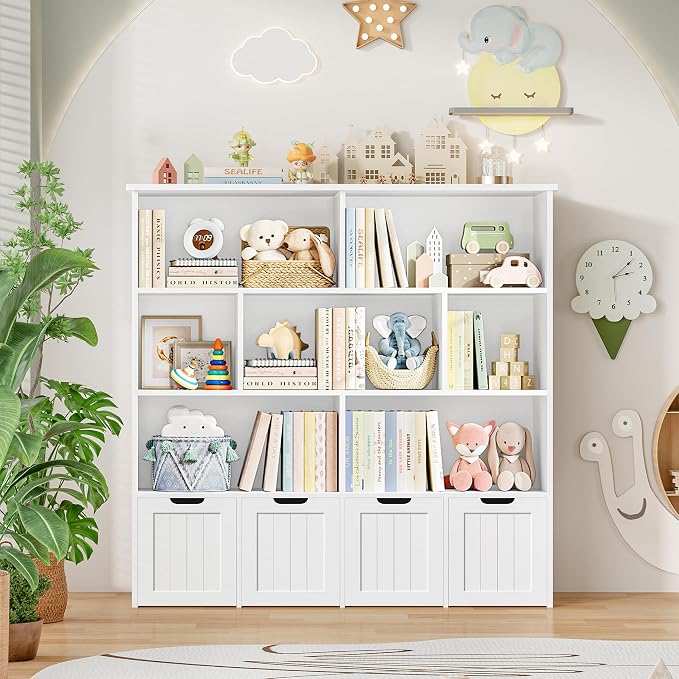 FINETONES Toy Storage Organizer, Kids Bookshelf - Image 3