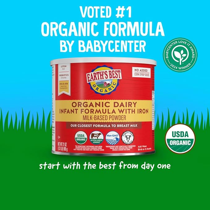 Earth's Best Organic Dairy Infant Formula - Image 10