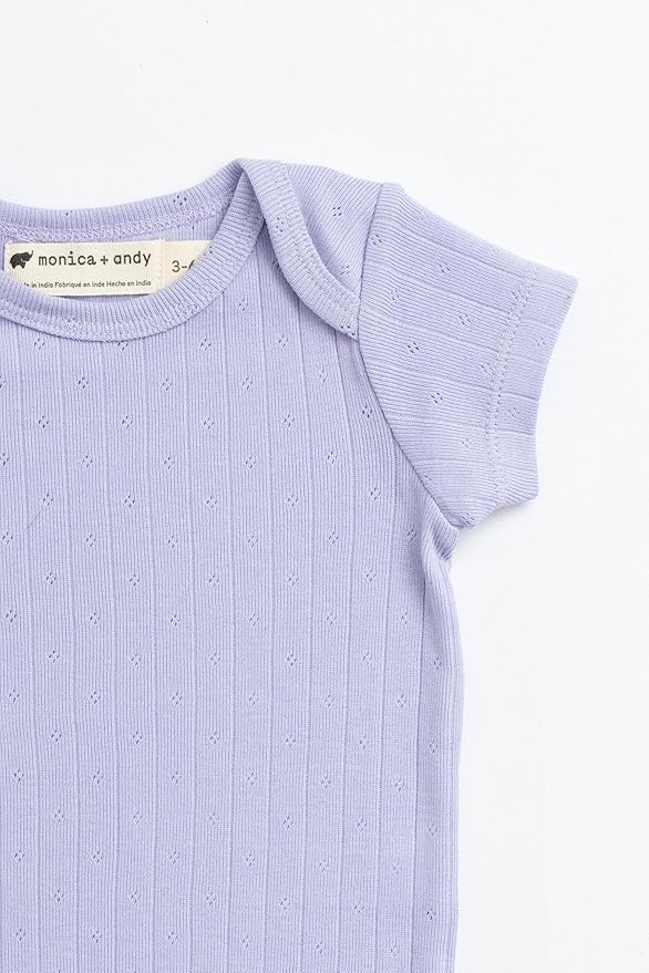 MONICA + ANDY Baby Organic Short Sleeve Jack + Jill Bodysuit - Image 6