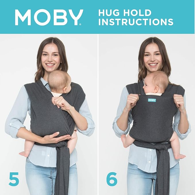 Moby Baby Wrap Carrier Classic for Newborns to Toddlers, Infant Sling Carrier - Image 8