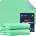 2 Pack 36” x 54” Extra Heavy Absorbency Washable Underpads, Waterproof Nursing by Fygrip