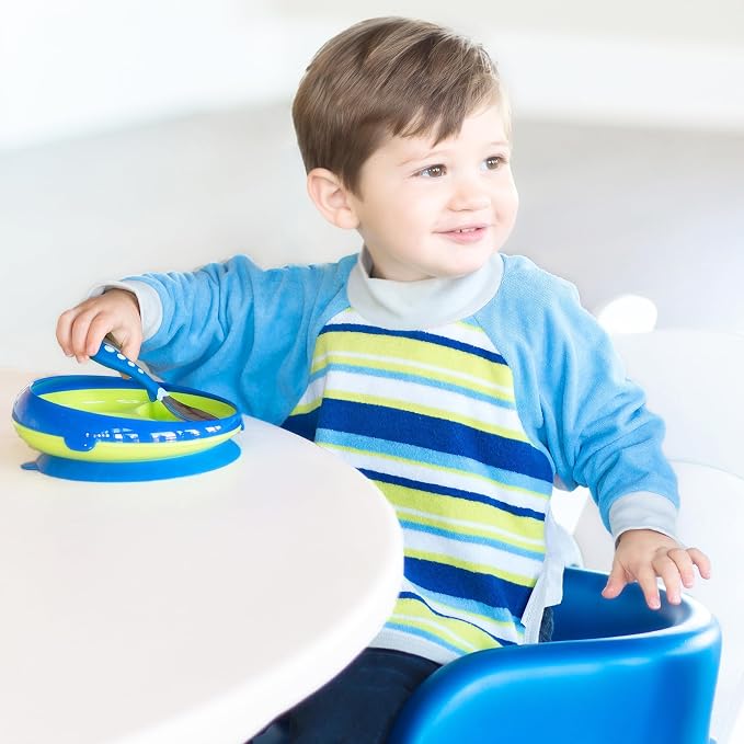 Kiddologic Bibit-all Baby Feeding Bib, Long Sleeves - Image 3