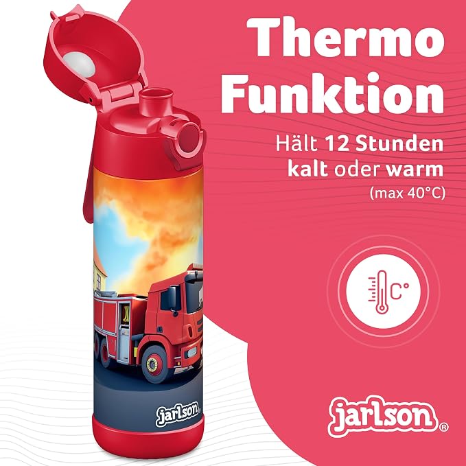Jarlson® Mali Children's Water Bottle, Thermal Stainless Steel Water Bottle - Image 3
