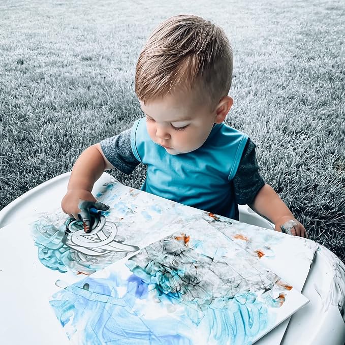 BapronBaby Minimalist Teal Bapron - Image 9