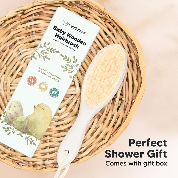 Wooden Baby Hair Brush - Image 9