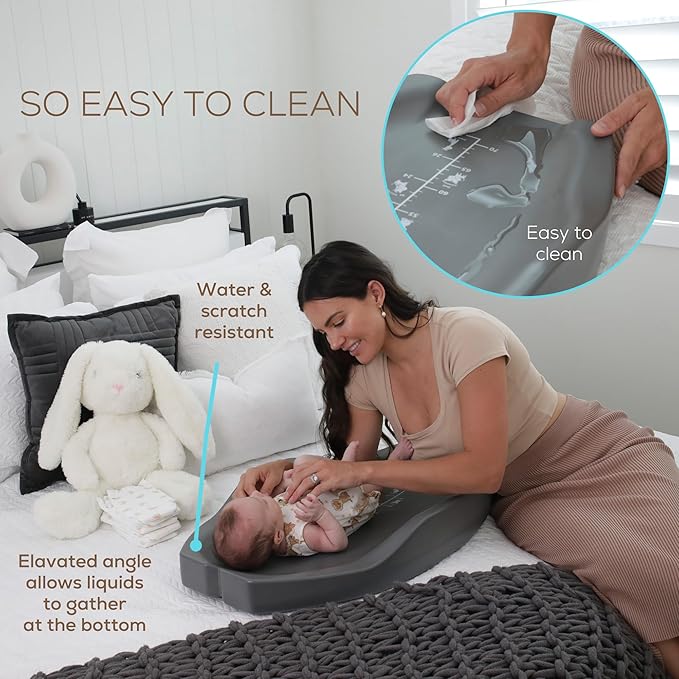 Apricity Baby Diaper Changing Pad – Waterproof Wipe-Clean Foam Changing Mat - Image 2