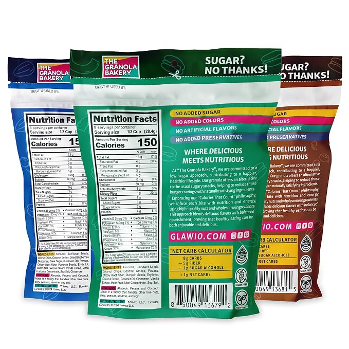 TGB Variety Granola Cereal, Keto Friendly Snack, No Added Sugar, Gluten Free - Image 2
