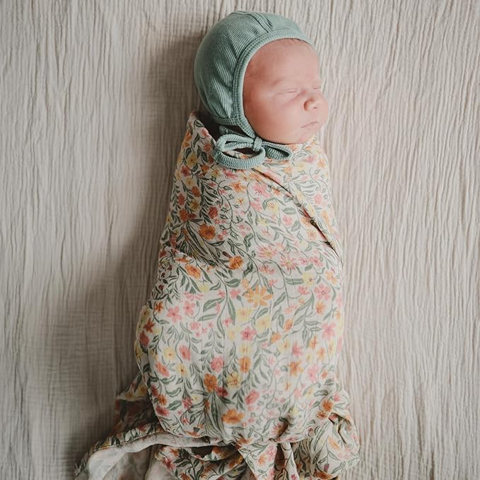 mushie Muslin Baby Swaddle Blanket | 100% Organic Cotton - Image 5