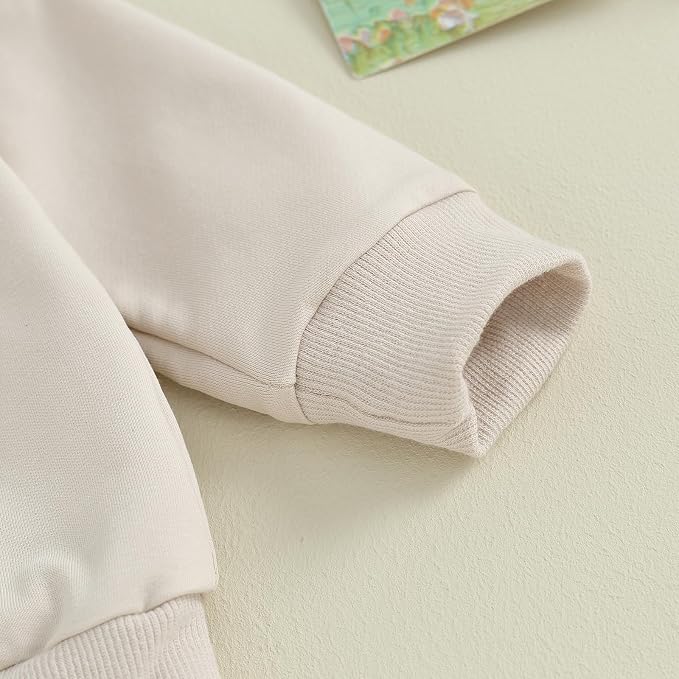 Kupretty Toddler Baby Boy Fall Winter Clothes Color Block Long Sleeve - Image 3