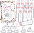 TrelaCo Wildflower Cool Baby Shower Games Wooden Bottle Chug Sign Wildflower in by TrelaCo