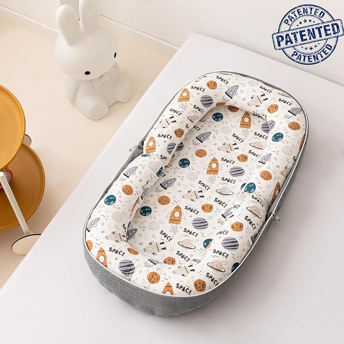 Baby Lounger, Foldable Infant Nest - Image 2