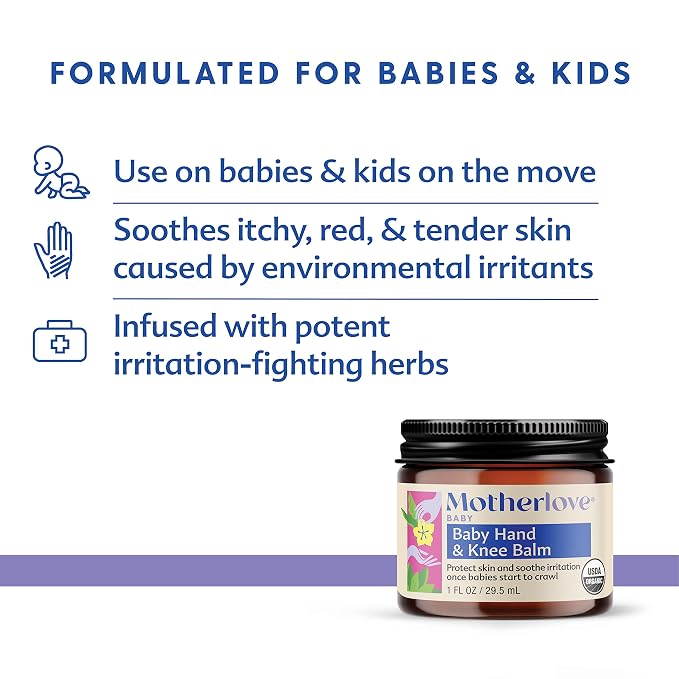 Motherlove Baby Body Care—Diaper Balm and Baby Hand & Knee Balm—Herbal Remedies - Image 4
