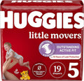 Huggies Size 5 Diapers, Little Movers Baby Diapers, Size 5, Packaging May Vary by Huggies%C2%AE