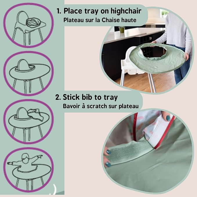 Tidy Tot- Baby Bib & Tray Kit - Image 8