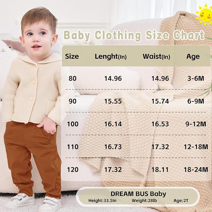 DREAM BUS Pack of 3 Toddler Jogger Pants - Image 6