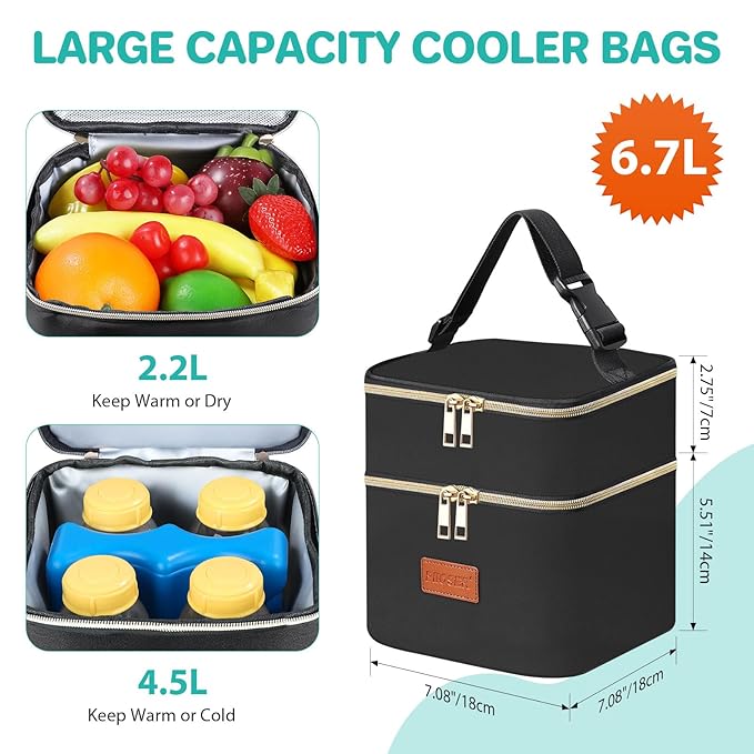 PIIOSER Breast Milk Storage Cooler Bag - Image 4