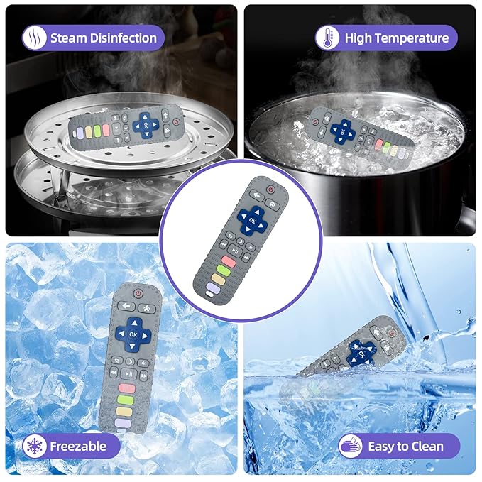 Chuya TV Remote Teether for 3-12-18 Months Babies Infant Toddlers Remote - Image 4