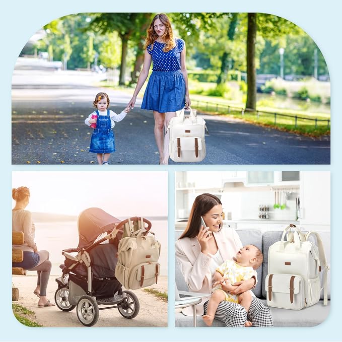 mommore Diaper Bag Backpack, Breast Pump Backpack - Image 6
