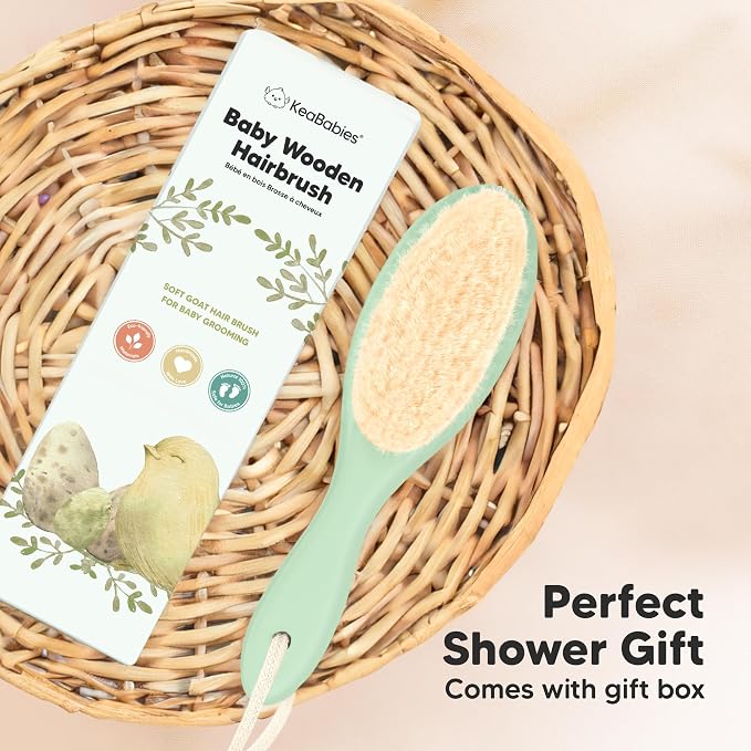 Wooden Baby Hair Brush - Image 9