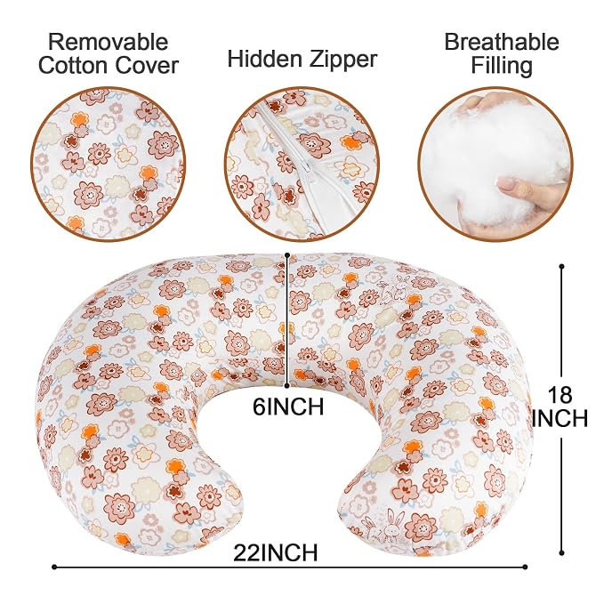 Baby Nursing Pillow for Breastfeeding, Adjustable Breast Feeding Pillow for - Image 5